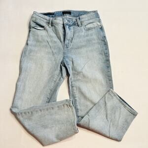 Talbots Crop Jeans Women's Size 4P Light Wash Blue Denim Jeans